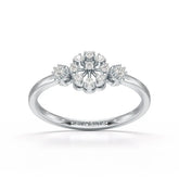 0.13 CT Round Lab Grown Diamond Ring