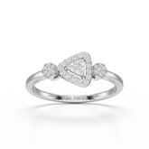 0.19 CT Simple Lab Grown Diamond Ring