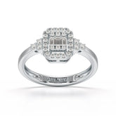 0.46 CT Baguette Lab Diamond Ring