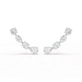 0.39 CT Lab Diamond Multi shape Earring
