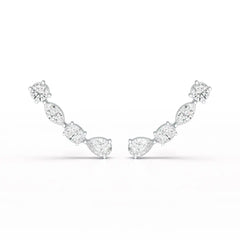 0.39 CT Lab Diamond Multi shape Earring