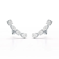 0.39 CT Lab Diamond Multi shape Earring