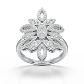 0.76 CT Lab Diamond Engagement Ring