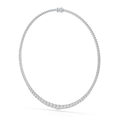 9.35 Carat Lab-Grown Diamond Riviere Necklace - Jama Jewels