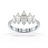 0.98 CT Marquise Lab Diamond Ring