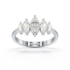 0.98 CT Marquise Lab Diamond Ring
