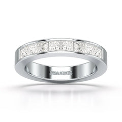 1.07 CT Princess Cut Lab Diamond Ring
