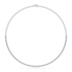 3.8 CT Lab Diamond Tennis Necklace Jama Jewels