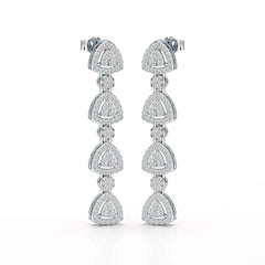 1.11 CT Lab Diamond Drop & Dangle Earring