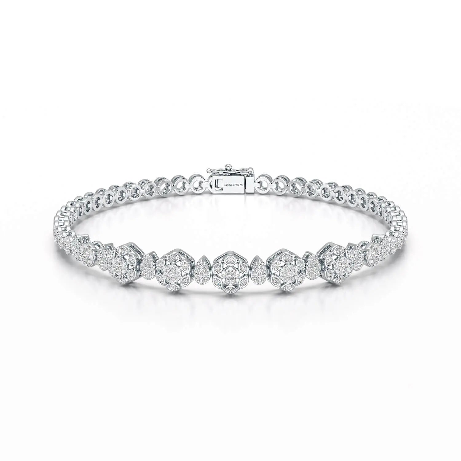 Exquisite 1.15 CT Lab Created Diamond Bracelet