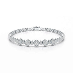 Exquisite 1.15 CT Lab Created Diamond Bracelet