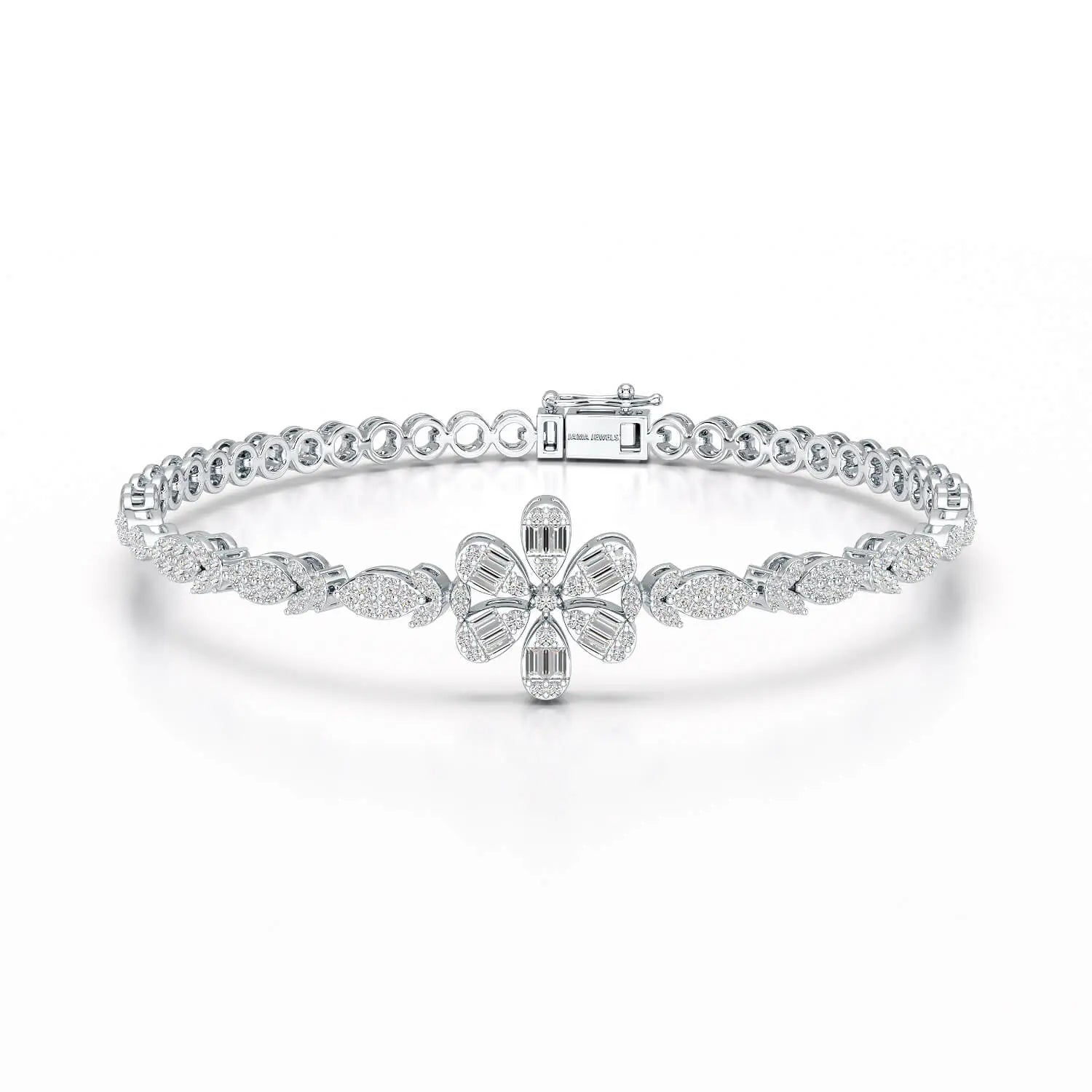 Baguette Cut 1.17 CT Lab Diamond Bracelet