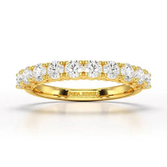 1.2 CT Round Lab Diamonds Engagement Ring - Jama Jewels