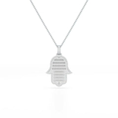 1.5 CT Baguette Straight Cut Lab Diamond Pendant