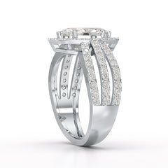 1.88 CT Layered Marquise Cut Lab Diamond Ring