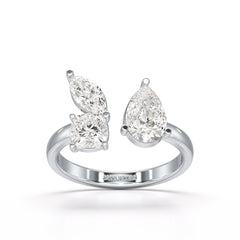 1.8 CT Lab Diamond Multi Shape Ring