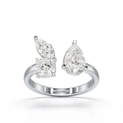 1.8 CT Lab Diamond Multi Shape Ring