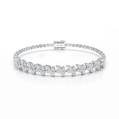 1.95 CT Marquise Cut Diamond Lab Created Bracelet