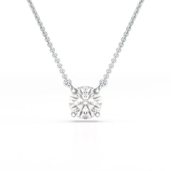 1 Carat Round Solitaire Lab Grown Diamond Pendant