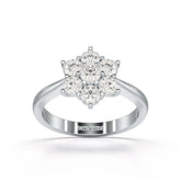 1 Carat Round Cut Lab Diamond Ring