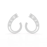 2.2 CT Lab Diamond Marquise Cut Stud Earrings Jama Jewels