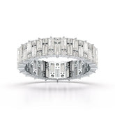 2.31 CT Baguette Cut Classic Lab Diamond Ring