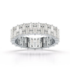 2.31 CT Baguette Cut Classic Lab Diamond Ring