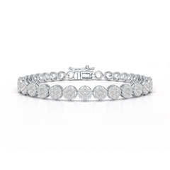 2.49 CT 18KT Lab Diamond Women's Bracelet