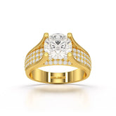 2.6 CT Round Cut Lab Diamond Ring Jama Jewels