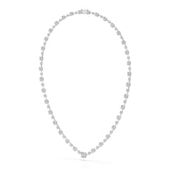 23.28 CT Lab Diamond Round Necklace Jama Jewels