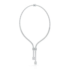 3.27 CT Lab Created Diamond Wedding Necklace Jama Jewels