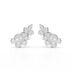 3.4 CT Multi Shape Lab Diamond Stud Earrings Jama Jewels