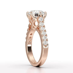 3.62 Carat Lab Diamond Engagement Ring - Jama Jewels