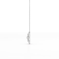3.67 CT Lab Diamond Multi Shape Chain Pendant