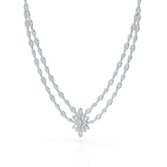 Layered Lab Grown Diamond 3.74 CT Necklace Jama Jewels