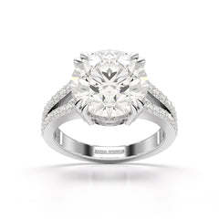 6.49 CT Solitaire Lab Diamond Ring