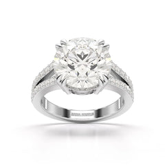 6.49 CT Solitaire Lab Diamond Ring