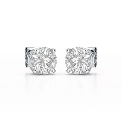 6.03 CT Lab Grown Diamond Round Earring