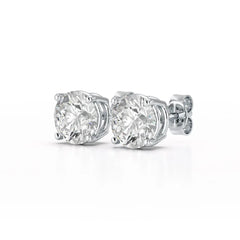 6.03 CT Lab Grown Diamond Round Earring
