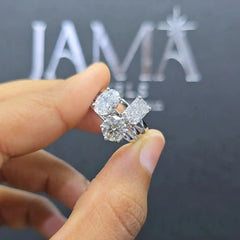 3.1 CT Lab Diamond Multi Shape Ring (Ready for Delivery) Jama Jewels