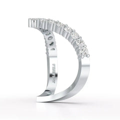 0.65 CT V Shaped Diamond Ring Jama Jewels