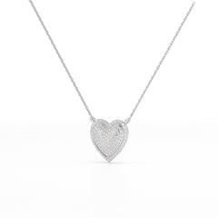 1.67 CT RoundCut Lab Diamond Chain Pendant