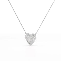 1.67 CT RoundCut Lab Diamond Chain Pendant Jama Jewels