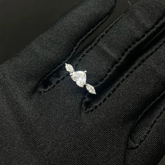 0.96 CT Heart Shaped Lab Diamond Ring (Ready for Delivery) Jama Jewels