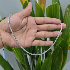 Classic 10.05 CT Round Cut Diamond Tennis Necklace (Ready for Delivery) Jama Jewels