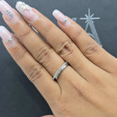 0.20 CT Lab Diamond Open Ring with Round Diamonds (Ready for Delivery) Jama Jewels