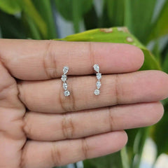 0.35 Multi Shape Lab Diamond Drop Earring (Ready for Delivery)