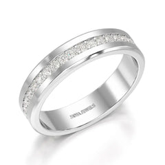 0.68 CT Classic Round Cut Lab Diamond Ring