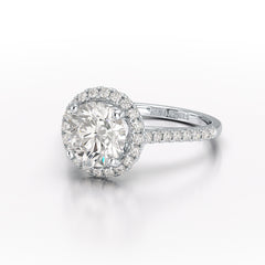 Halo Lab Grown Diamond 2.60 Carat Wedding Ring - Jama Jewels