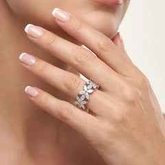 3.50 CT Marquise Full Eternity Diamond Ring